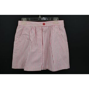 Vtg Lily's Of Beverly Hills Pink White Striped Tennis Skirt Size  14